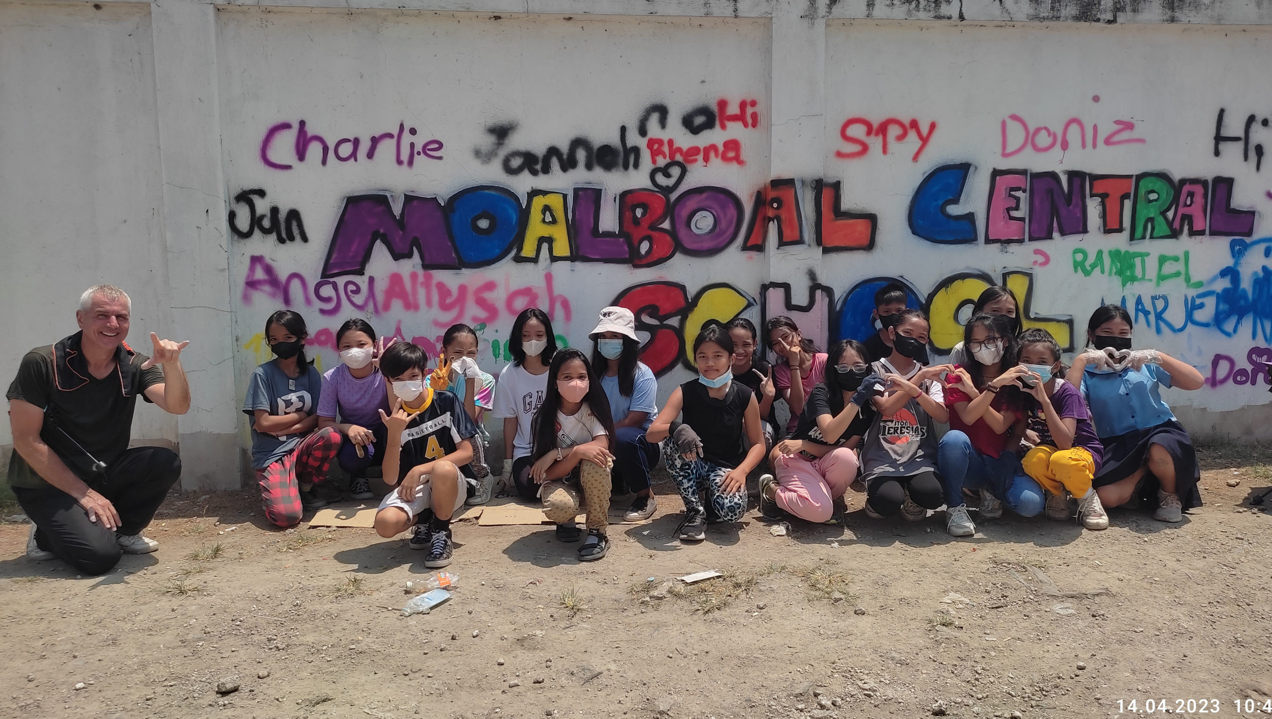 Graffiti Workshop auf den Philippinen